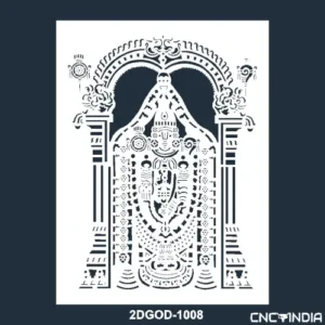 2DGOD-1008 Shri Tirupati Bala Ji Vector DXF EPS File Download