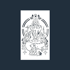2DGOD-1039 Shri Ganesh Ji Vector DXF EPS File Download