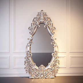 3DFRMF-1005 Frame CNC 3D Model Mirror Frame Artcam Relief File Download