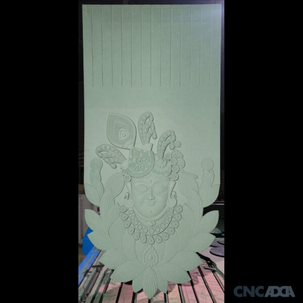 3DGOD-1106 Shreenath ji Face 3D CNC Model Artcam Relief & STL Download CNCadda.in - Image 3