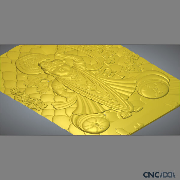 3DGOD-1111 Shreenath ji Face 3D CNC Model Artcam Relief & STL Download CNCadda.in - Image 5