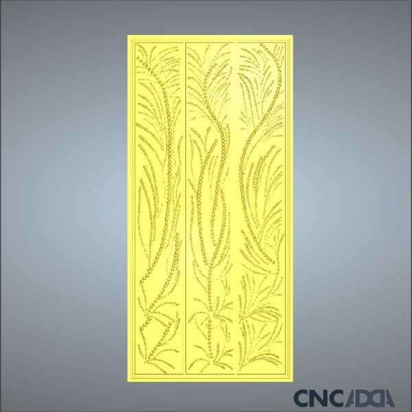 3DWD-1115 Wall Decor Design CNC 3D Model Artcam Relief RLF & STL File Download CNCadda.in - Image 3