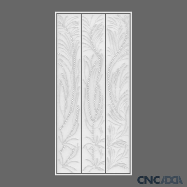 3DWD-1115 Wall Decor Design CNC 3D Model Artcam Relief RLF & STL File Download CNCadda.in - Image 2