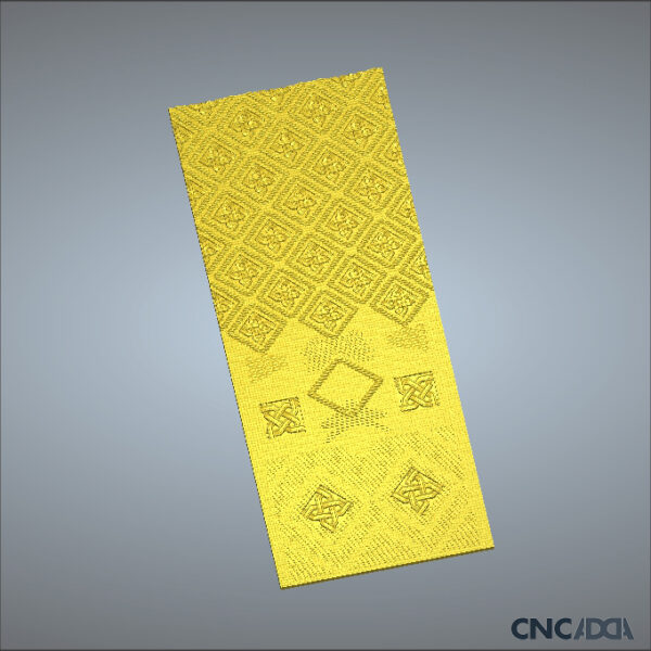 3DDECC-1217 Wall Decor (Decoration) Pattern Design CNC 3D Model Artcam Relief & STL File Download CNCadda.Com - Image 3