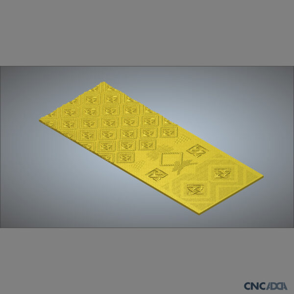 3DDECC-1217 Wall Decor (Decoration) Pattern Design CNC 3D Model Artcam Relief & STL File Download CNCadda.Com - Image 4