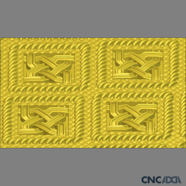 3DDECC-1217 Wall Decor (Decoration) Pattern Design CNC 3D Model Artcam Relief & STL File Download CNCadda.Com - Image 5