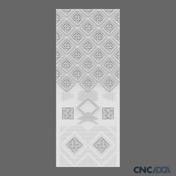 3DDECC-1217 Wall Decor (Decoration) Pattern Design CNC 3D Model Artcam Relief & STL File Download CNCadda.Com - Image 2