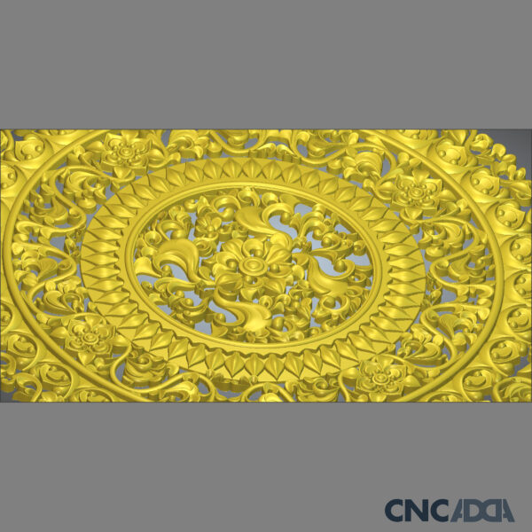 3DDSQ-1052 Square CNC Design 3D Model Artcam Relief Square File And STL Download CNCadda.Com - Image 6