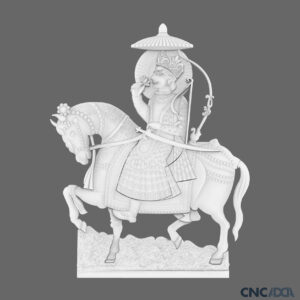 3DGOD-1113 Tejaji Maharaj 3D CNC Model Artcam Relief & STL Download CNCadda.in