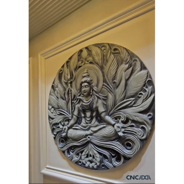 3DGOD-1123 Shiv Ji Around 3D CNC Model Artcam Relief & STL Download CNCadda.Com - Image 5