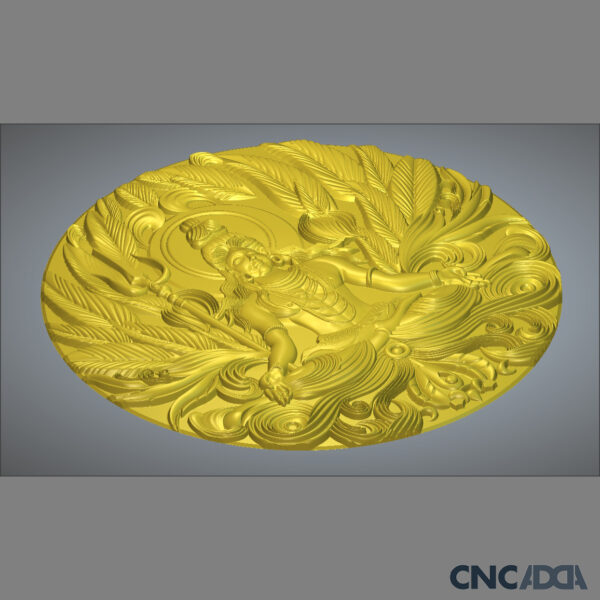 3DGOD-1123 Shiv Ji Around 3D CNC Model Artcam Relief & STL Download CNCadda.Com - Image 11