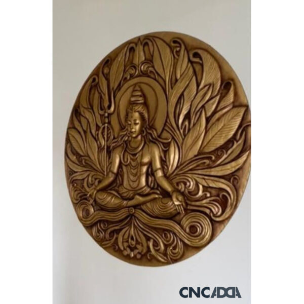 3DGOD-1123 Shiv Ji Around 3D CNC Model Artcam Relief & STL Download CNCadda.Com - Image 2