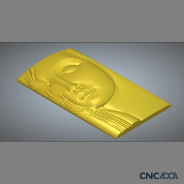 3DSTTU-1008 Women Face Statue 3D CNC Model Relief And STL Download CNCadda.Com - Image 7