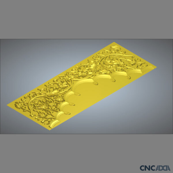 3DTMRB-1006 3D Temple Mehrab For Mandir Design Stl & Relief Download CNCadda.in - Image 3